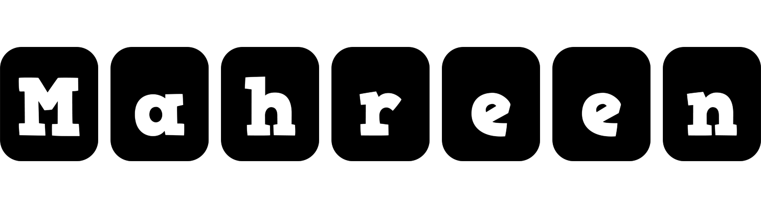 Mahreen box logo