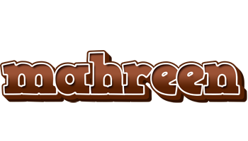 Mahreen brownie logo