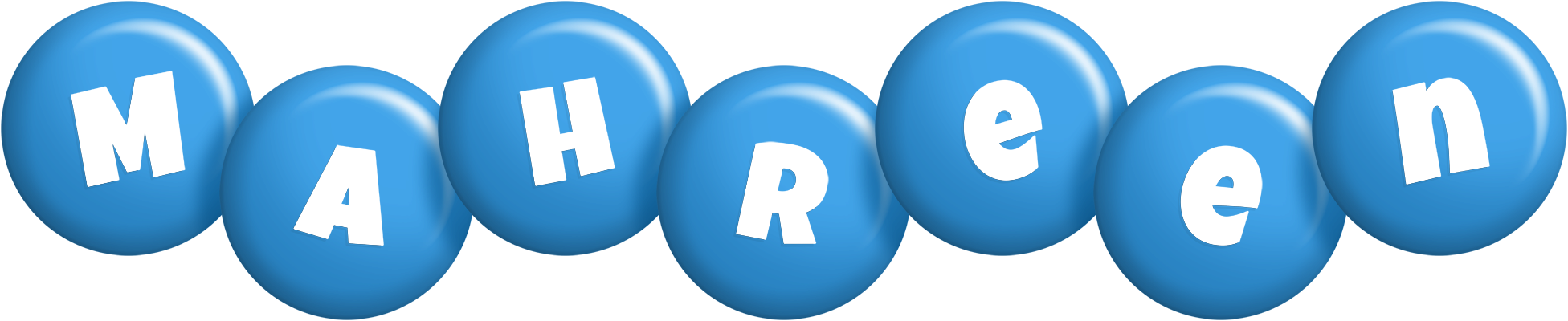 Mahreen candy-blue logo