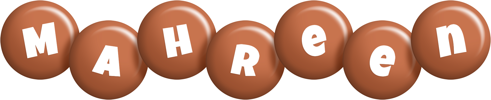 Mahreen candy-brown logo