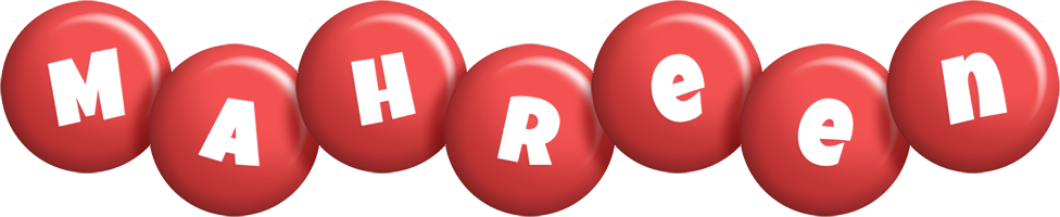 Mahreen candy-red logo