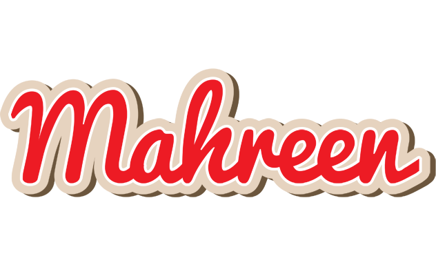 Mahreen chocolate logo