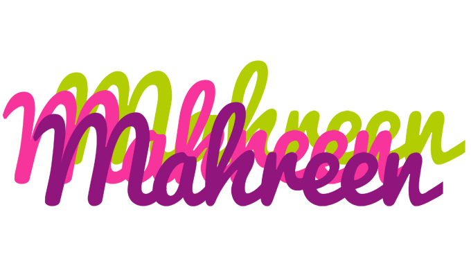 Mahreen flowers logo