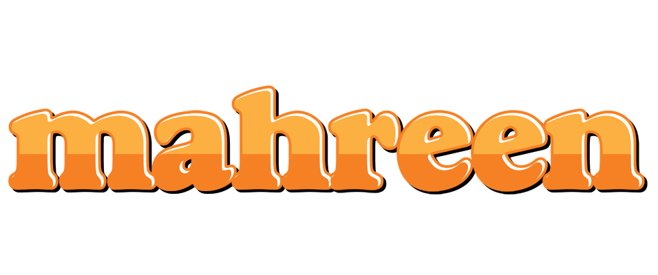 Mahreen orange logo