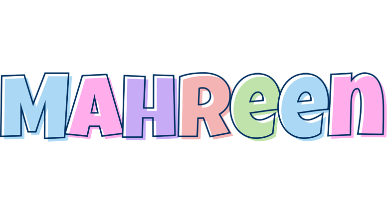 Mahreen pastel logo