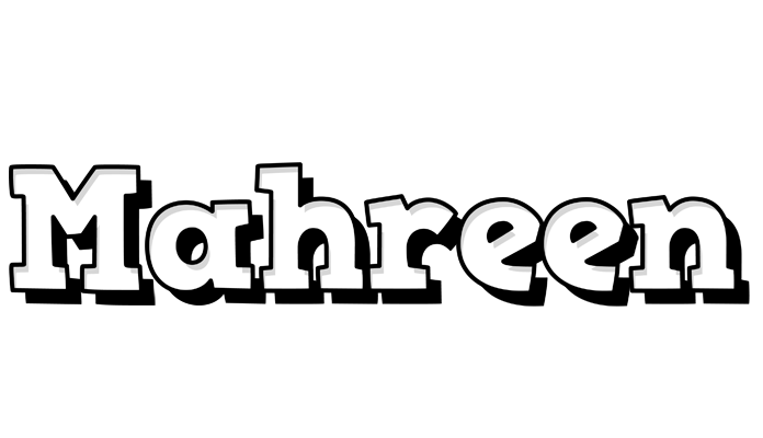 Mahreen snowing logo