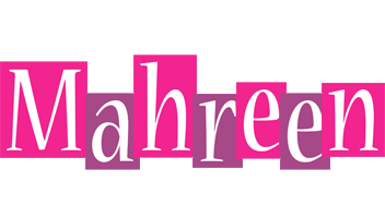 Mahreen whine logo