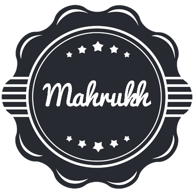 Mahrukh badge logo