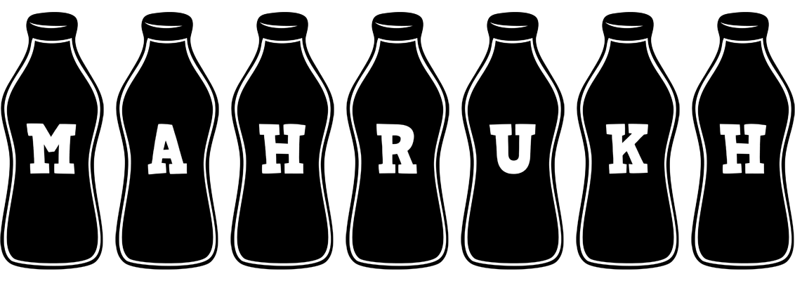 Mahrukh bottle logo