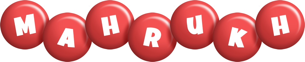 Mahrukh candy-red logo