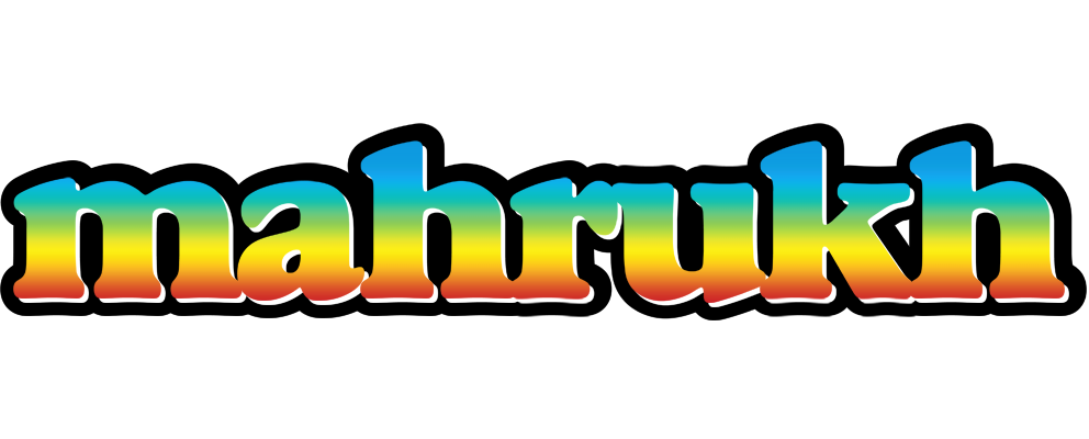 Mahrukh color logo