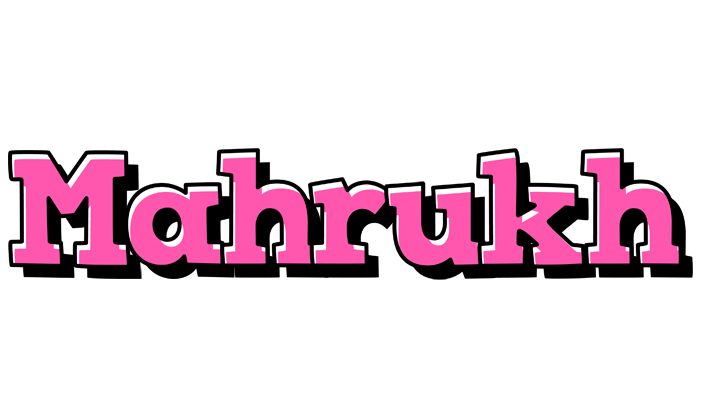 Mahrukh girlish logo