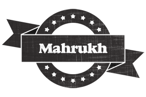 Mahrukh grunge logo