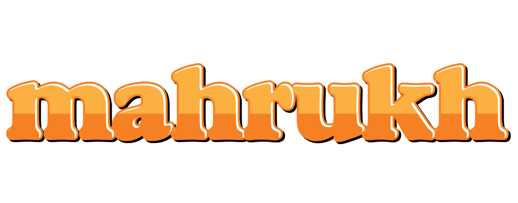 Mahrukh orange logo