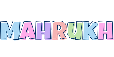 Mahrukh pastel logo