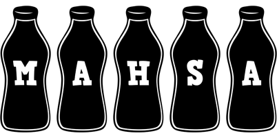 Mahsa bottle logo