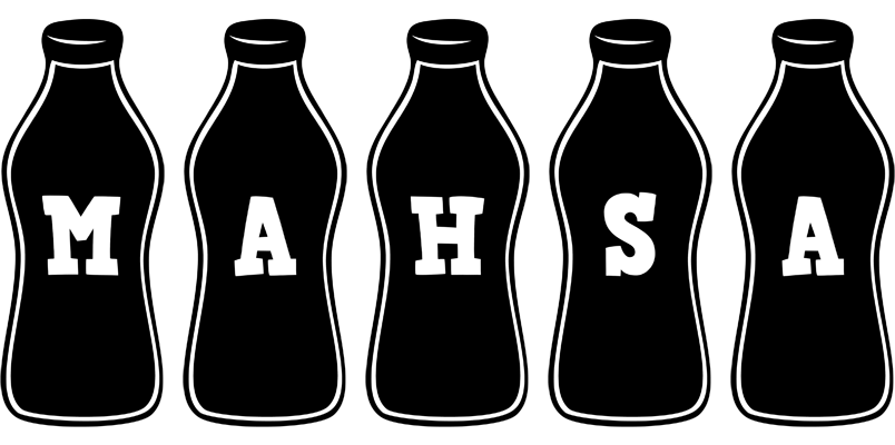 Mahsa bottle logo