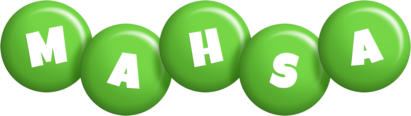 Mahsa candy-green logo