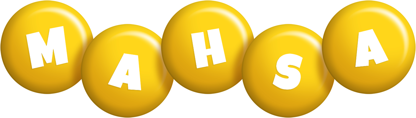 Mahsa candy-yellow logo