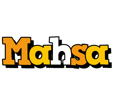 Mahsa cartoon logo