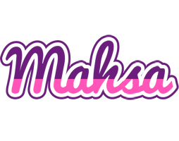 Mahsa cheerful logo