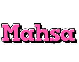 Mahsa girlish logo