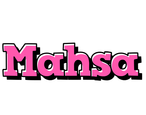 Mahsa girlish logo