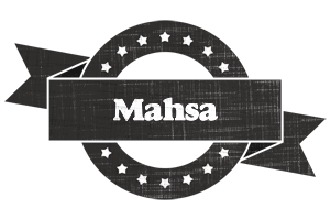 Mahsa grunge logo