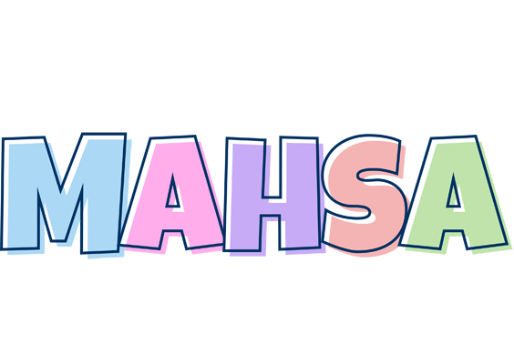 Mahsa pastel logo