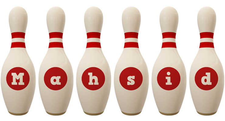 Mahsid bowling-pin logo