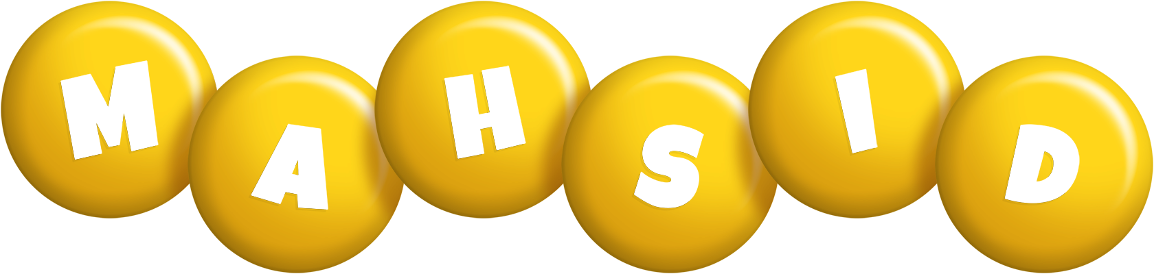 Mahsid candy-yellow logo
