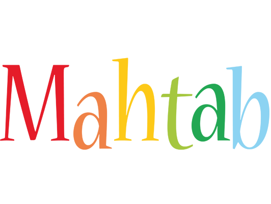 Mahtab birthday logo