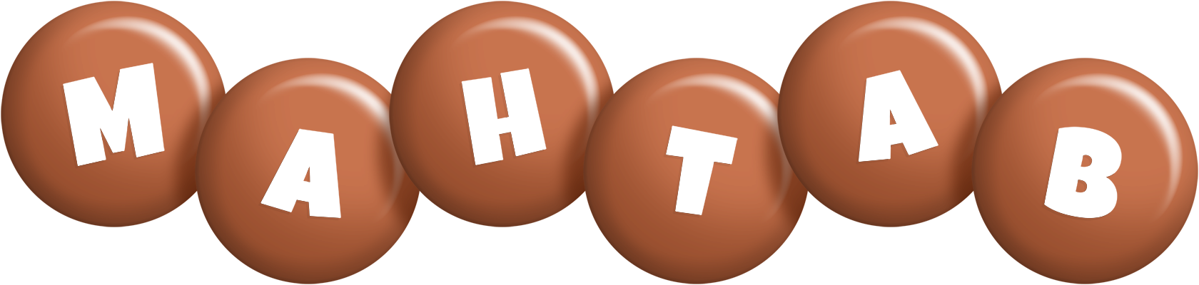 Mahtab candy-brown logo