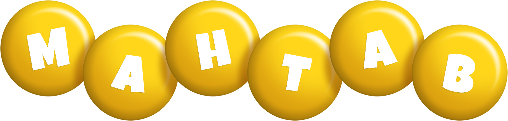 Mahtab candy-yellow logo