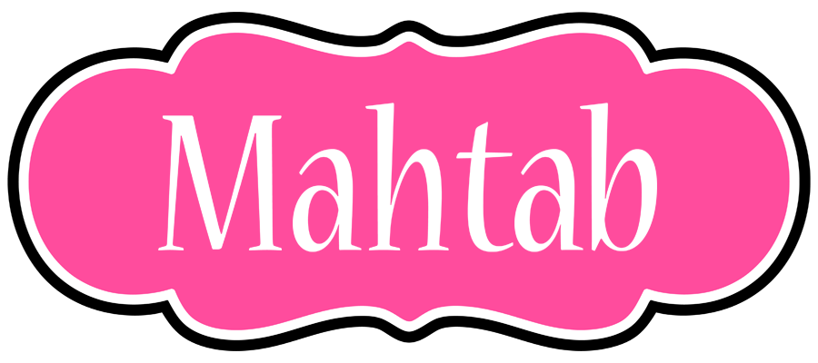 Mahtab invitation logo