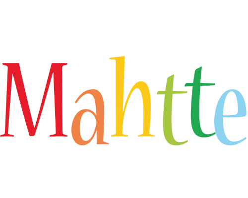 Mahtte birthday logo
