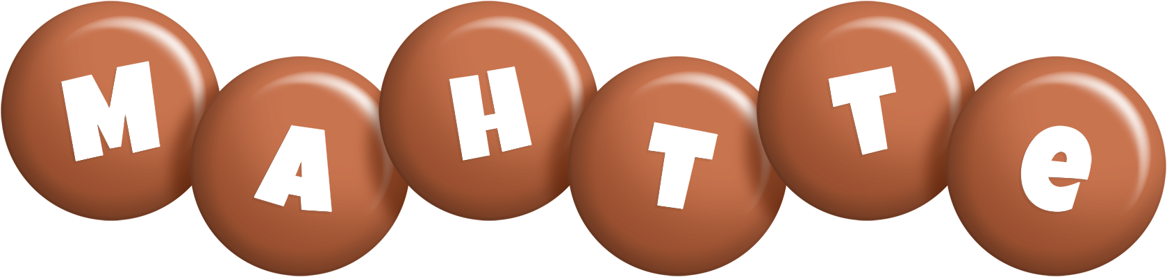Mahtte candy-brown logo