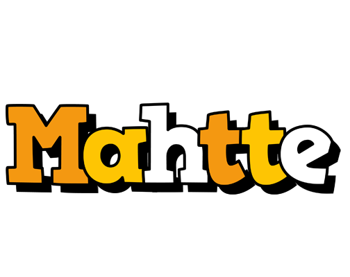 Mahtte cartoon logo