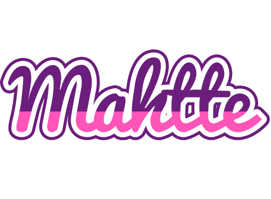 Mahtte cheerful logo