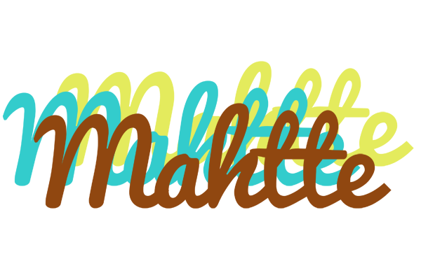 Mahtte cupcake logo