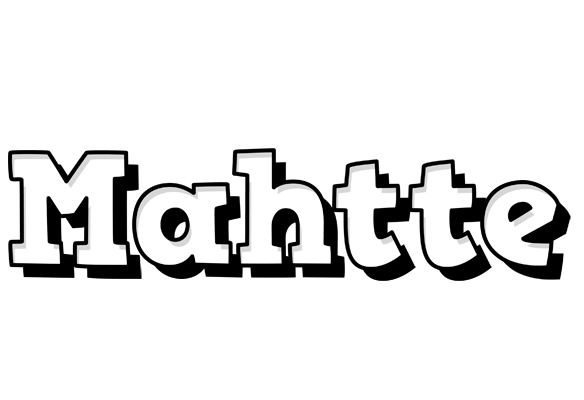 Mahtte snowing logo