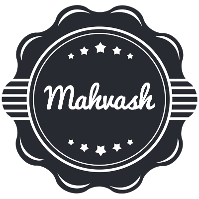 Mahvash badge logo