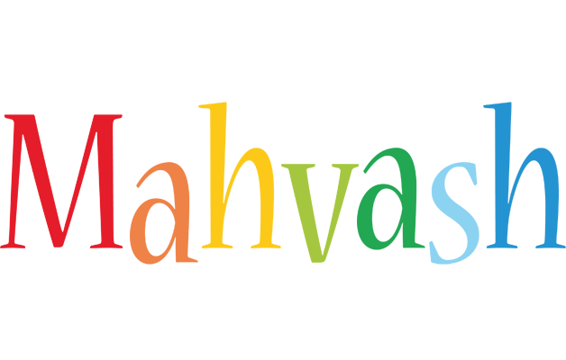 Mahvash birthday logo