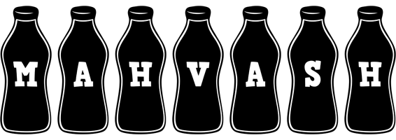 Mahvash bottle logo