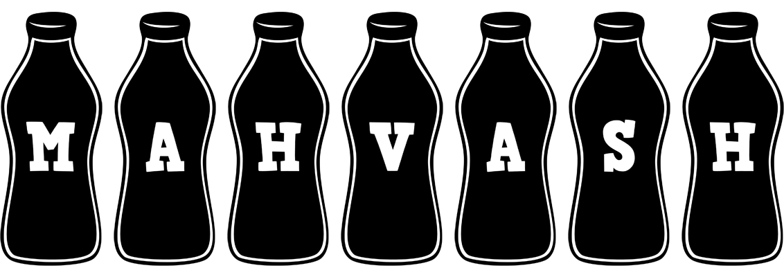 Mahvash bottle logo