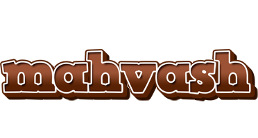 Mahvash brownie logo