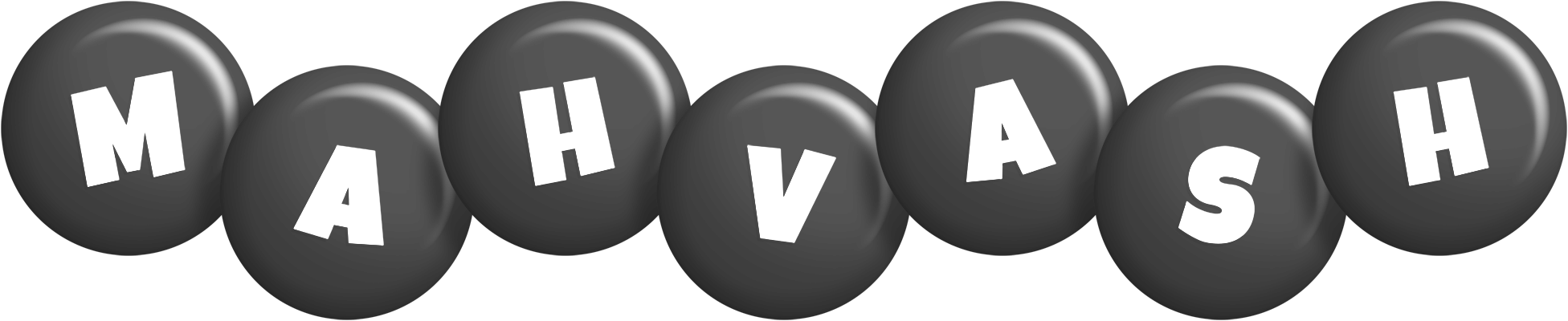 Mahvash candy-black logo
