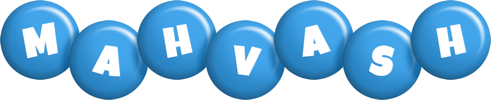 Mahvash candy-blue logo