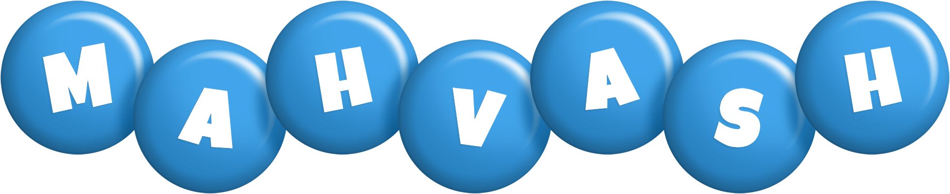 Mahvash candy-blue logo