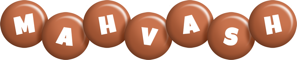 Mahvash candy-brown logo